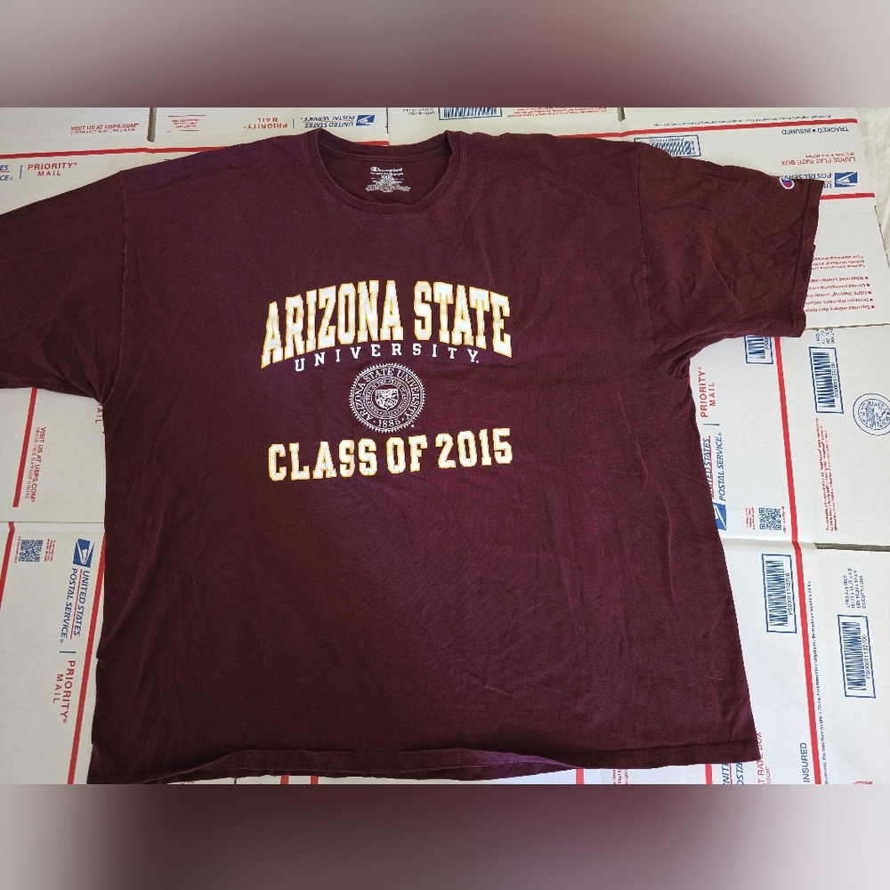 Champion Arizona State University Class Of 2015 Shirt, Size XXXL (C1)